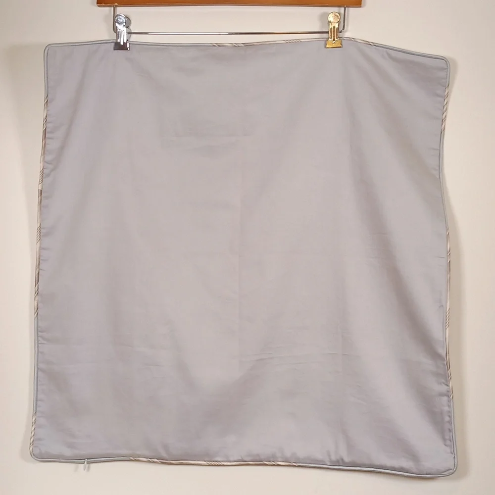Pottery Barn Silk Stripe Euro Pillow Sham *PAIR*